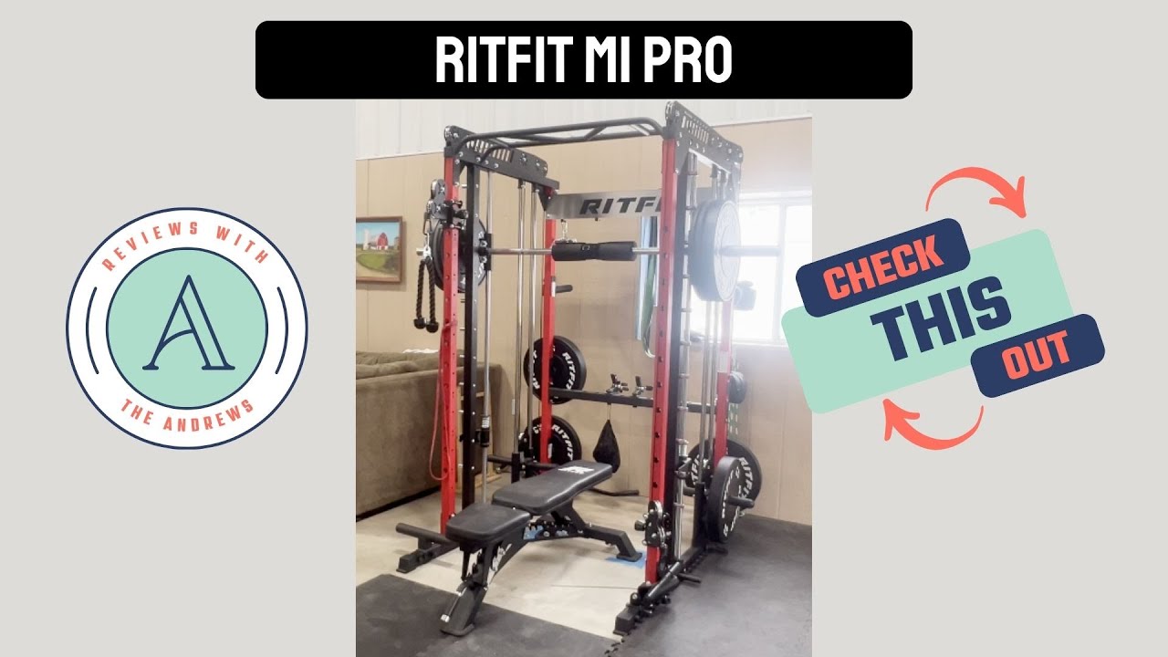 Тренажер Смита RitFit M1 Pro | Универсальная силовая рама для домашнего спортзала 💪