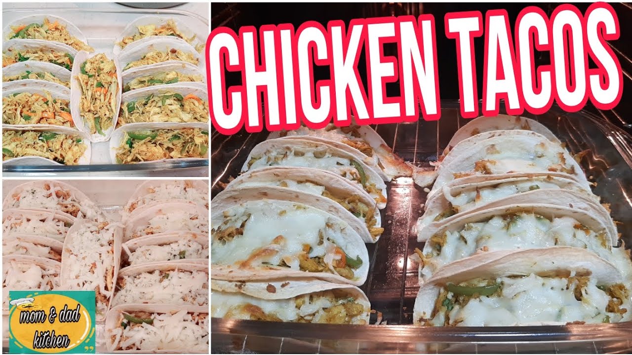 EASY TACOS CHICKEN RECIPE/HOW TO MAKE CHICKEN  TACOS