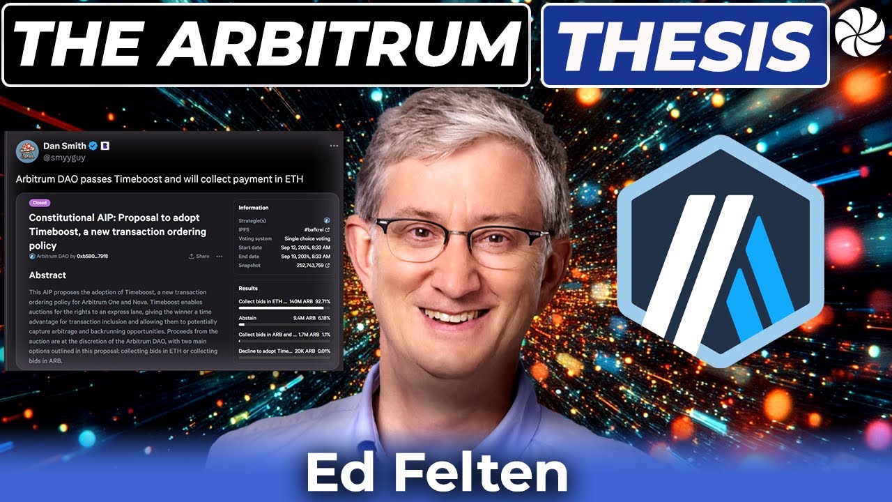 Ed Felten on Arbitrum DAO, Timeboost, and His Newest Research