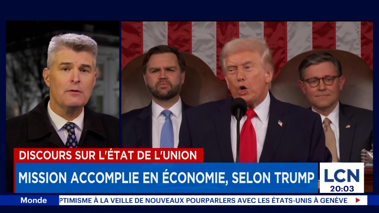 Discours sur l’état de l’Union de Trump: ce qu'il faut retenir