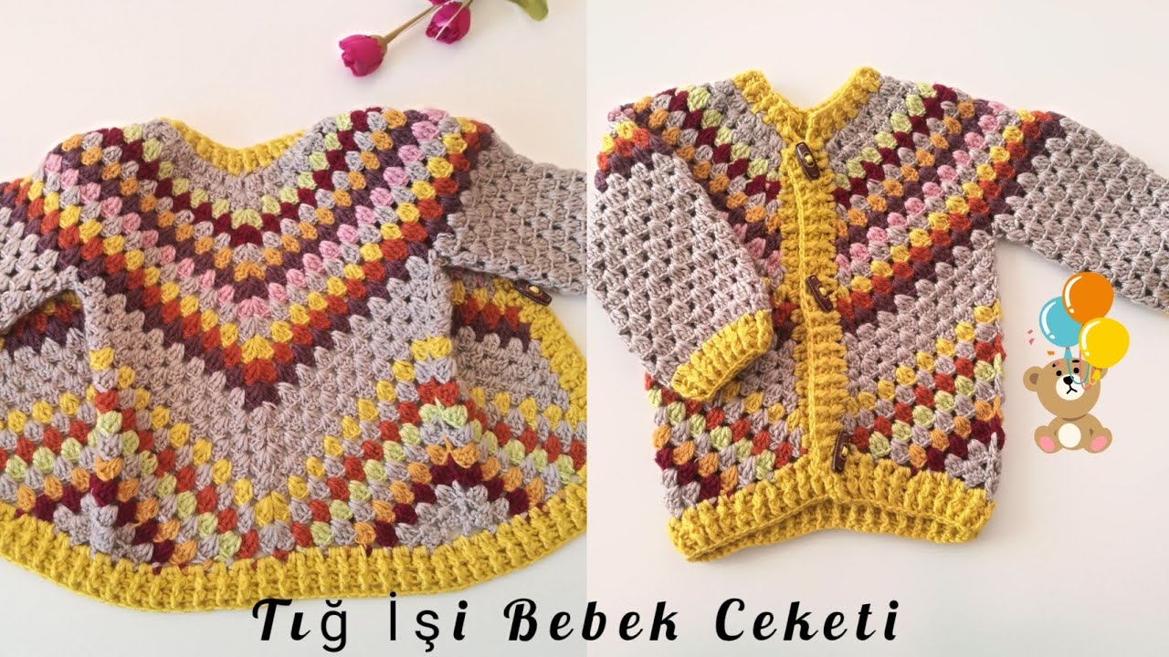 Kızlar Ve Erkekler İçin Harika Ceket Yapımı/Tığ İşi Ceket Modelleri