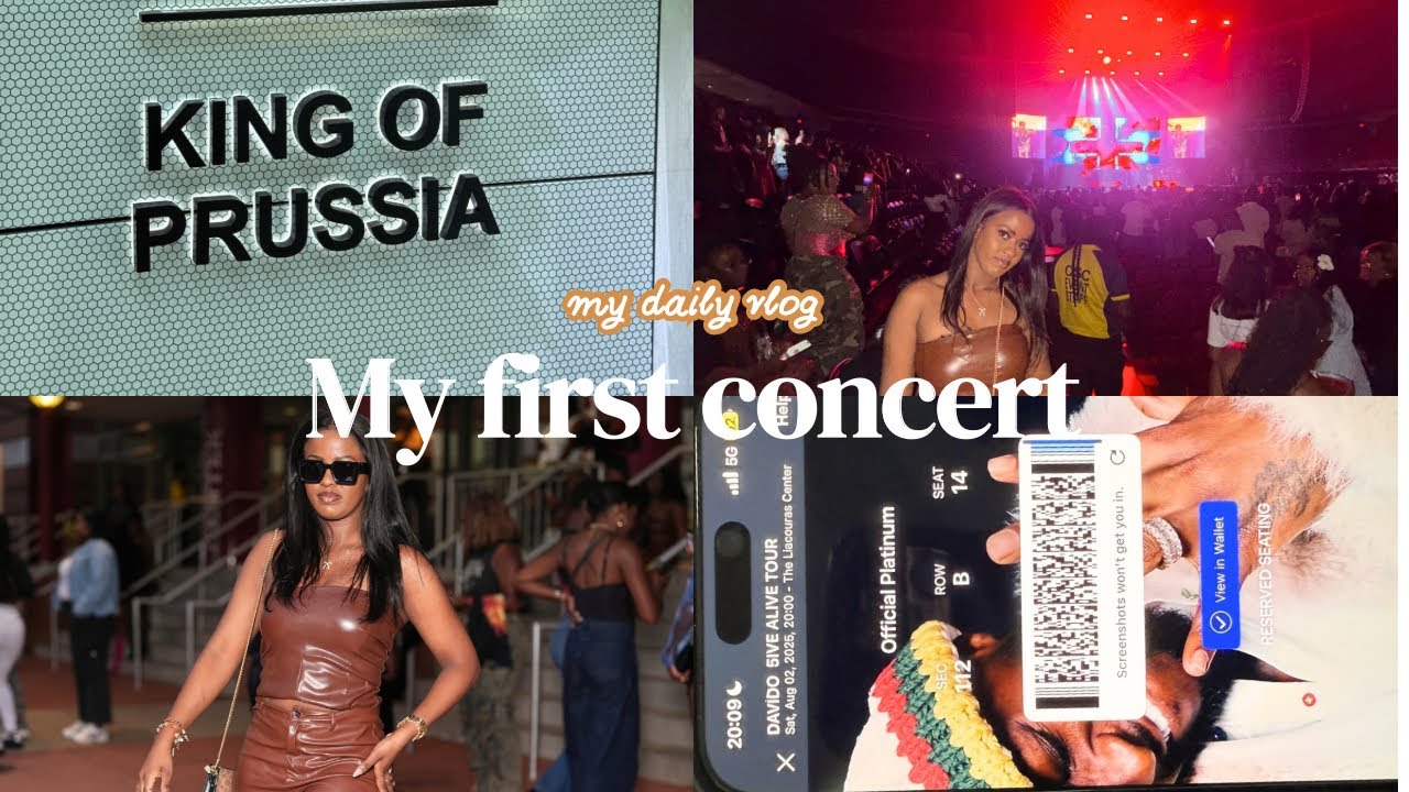 My First Ever Concert! | Davido LIVE in Philadelphia 🎤✨