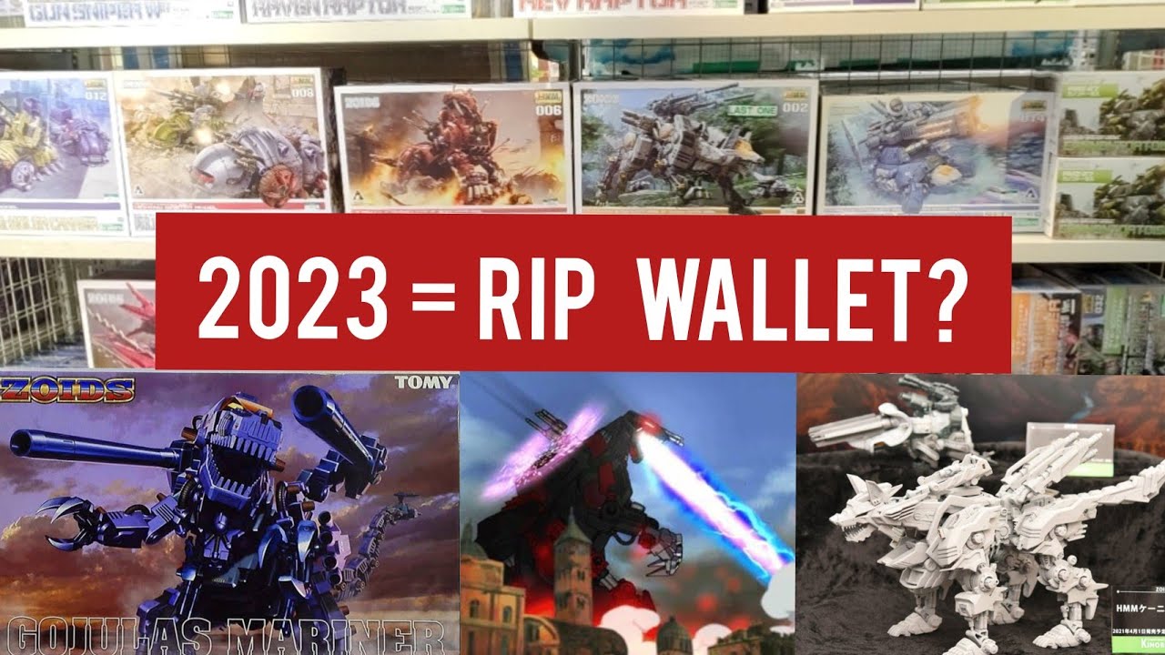Zoids HMMs in 2022 and Beyond: HMM Konig Wolf, Redler, Mariner, Deathsaurer?