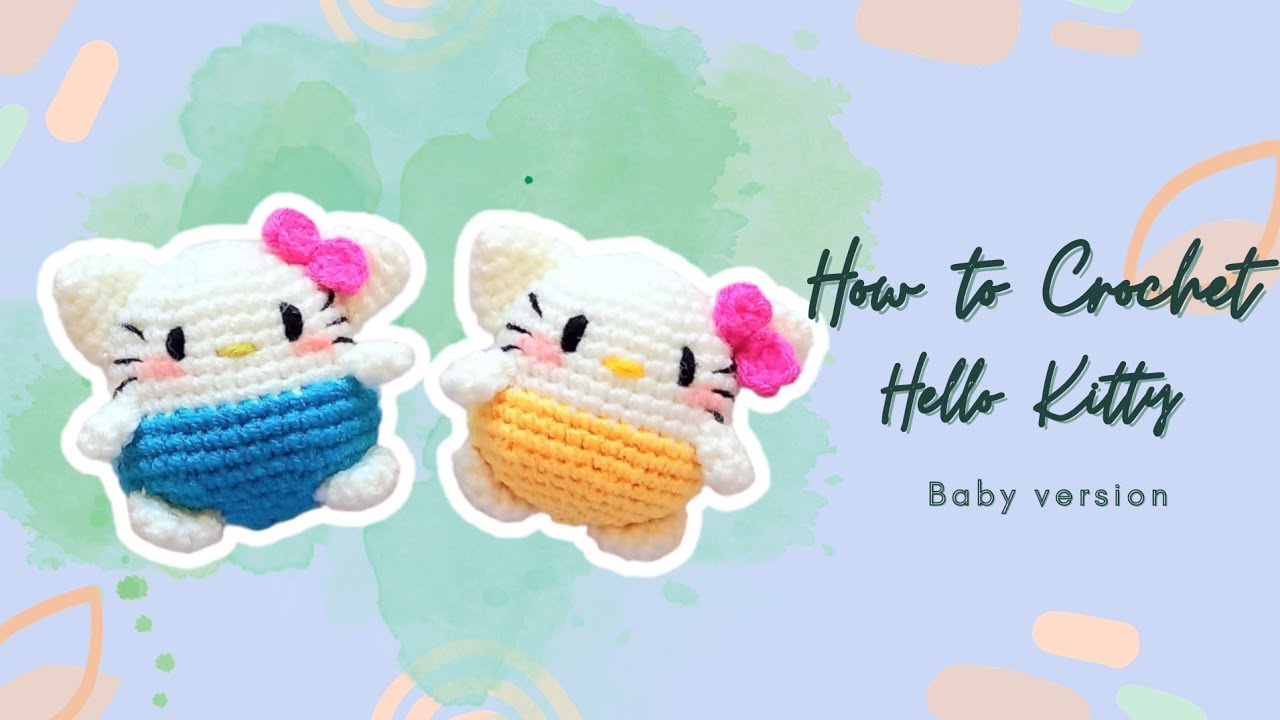 How to crochet hello kitty | Amigurumi baby kitty @Mini_Dolly