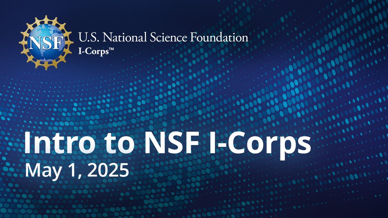 Intro to NSF I-Corps