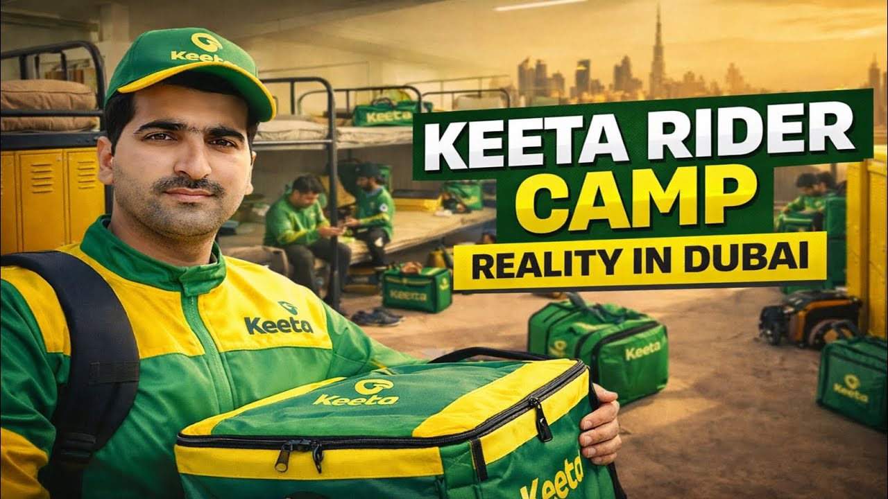 Keeta Bike Rider Camp Tour in Dubai 🇦🇪 | Bike Rider Room in Dubai | Noon | Talabat | Deliveroo 