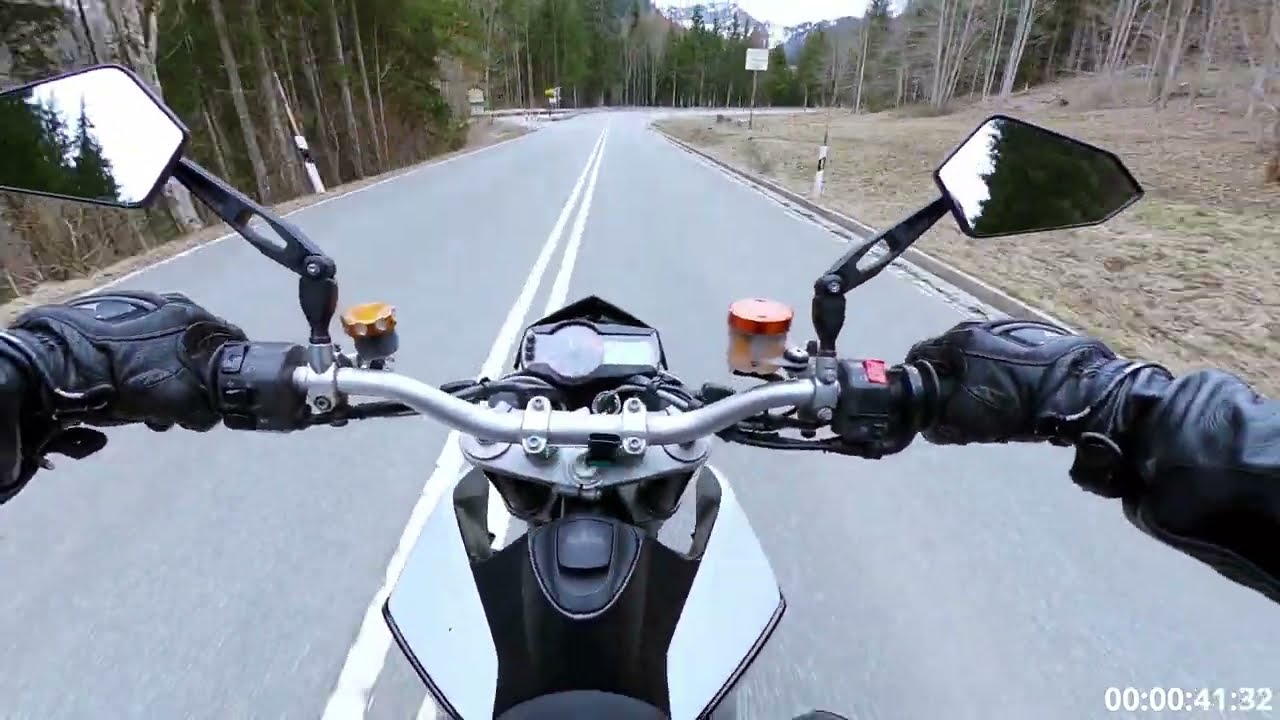 Sudelfeld Pass Full Track - Motocycle Street Riding | POV KTM 690 Duke 3 Onboard