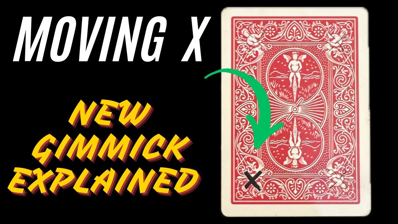 MOVING X | New Gimmick | Card Trick Explained #magic #tricks #tutorial #foryou #magictricks
