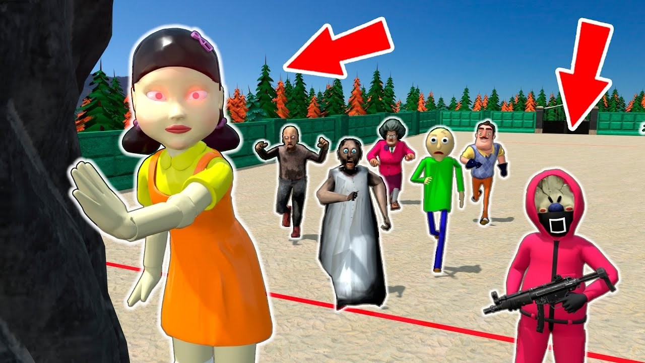 Granny vs Piranhas vs Ice Scream - funny horror animation parody (p.197)