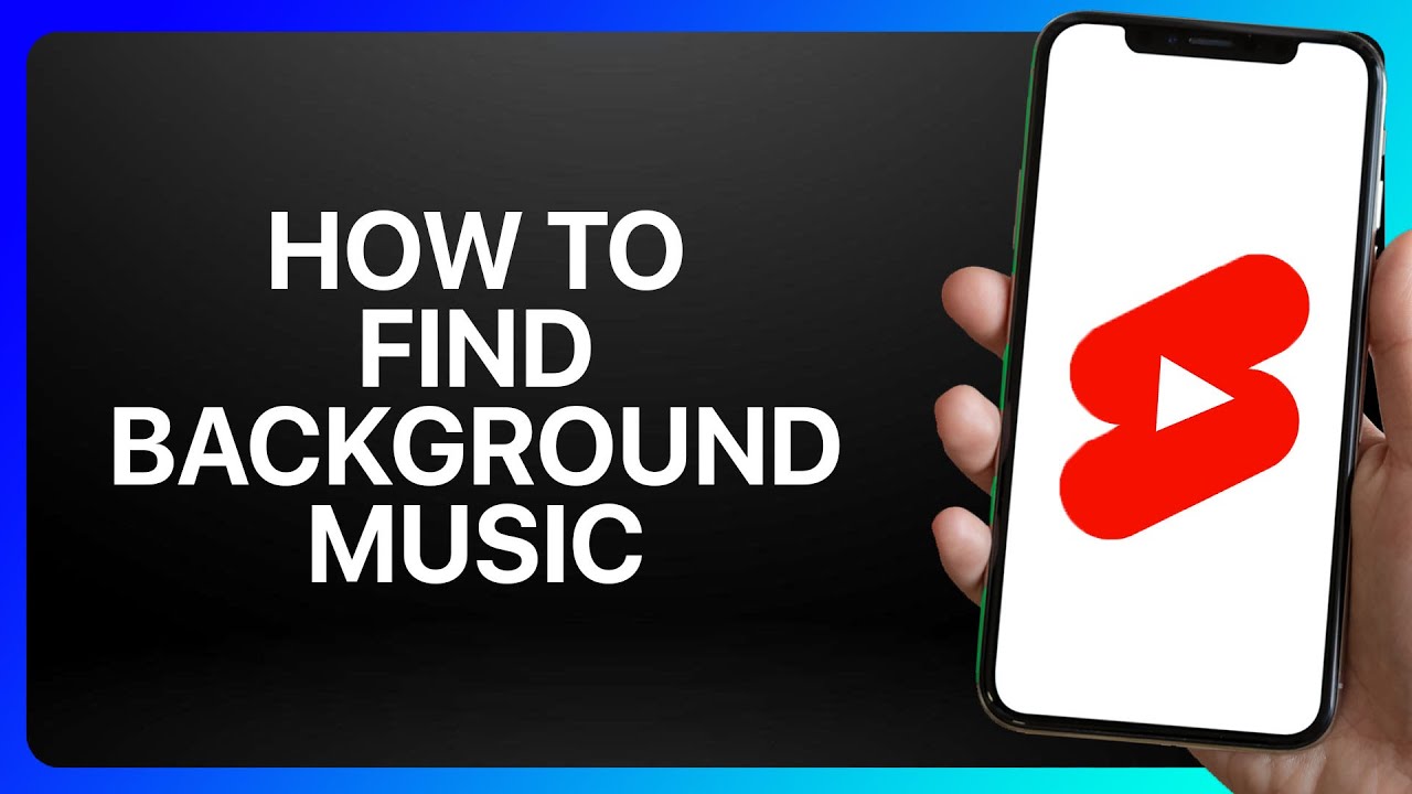 How To Find YouTube Shorts Background Music Tutorial