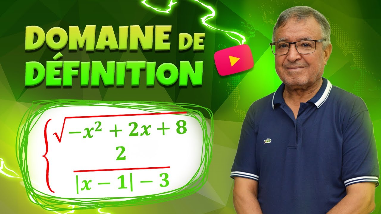 Domaine de définition d'une fonction définie par parties