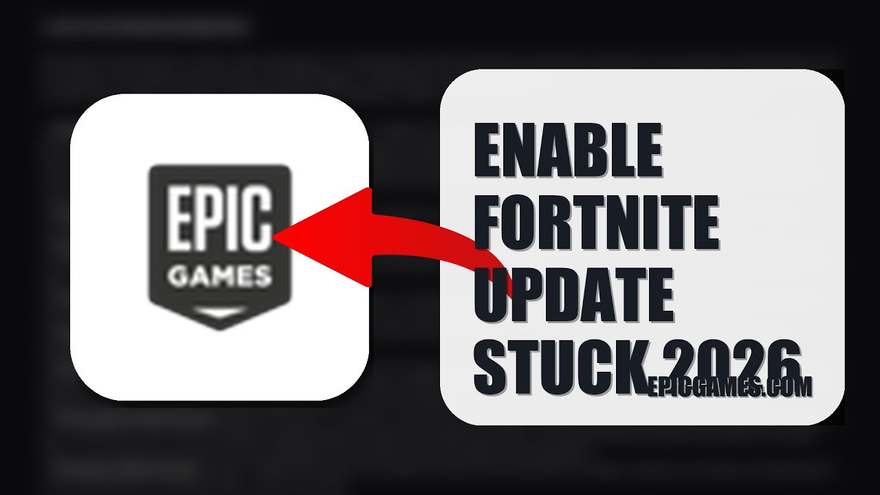 How To Enable Fortnite Update Stuck 2026 (QUICK FIX)