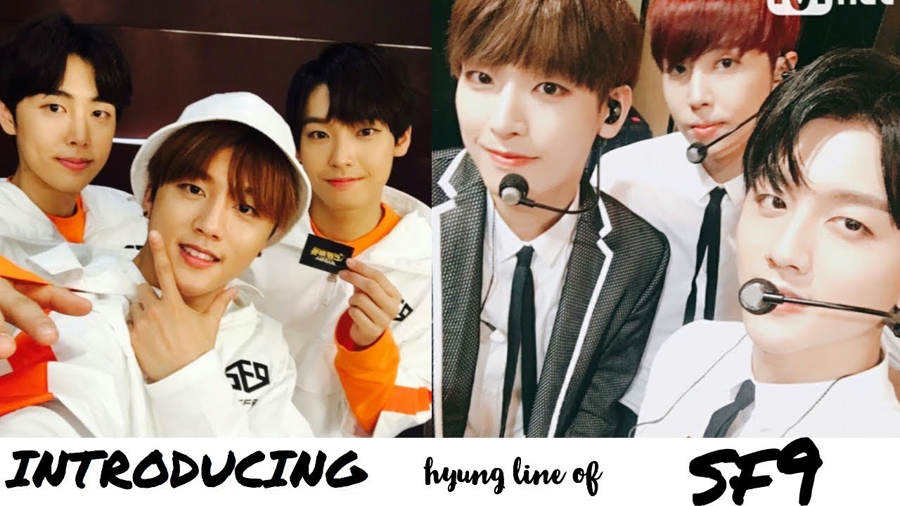 introducing sf9 - hyung line