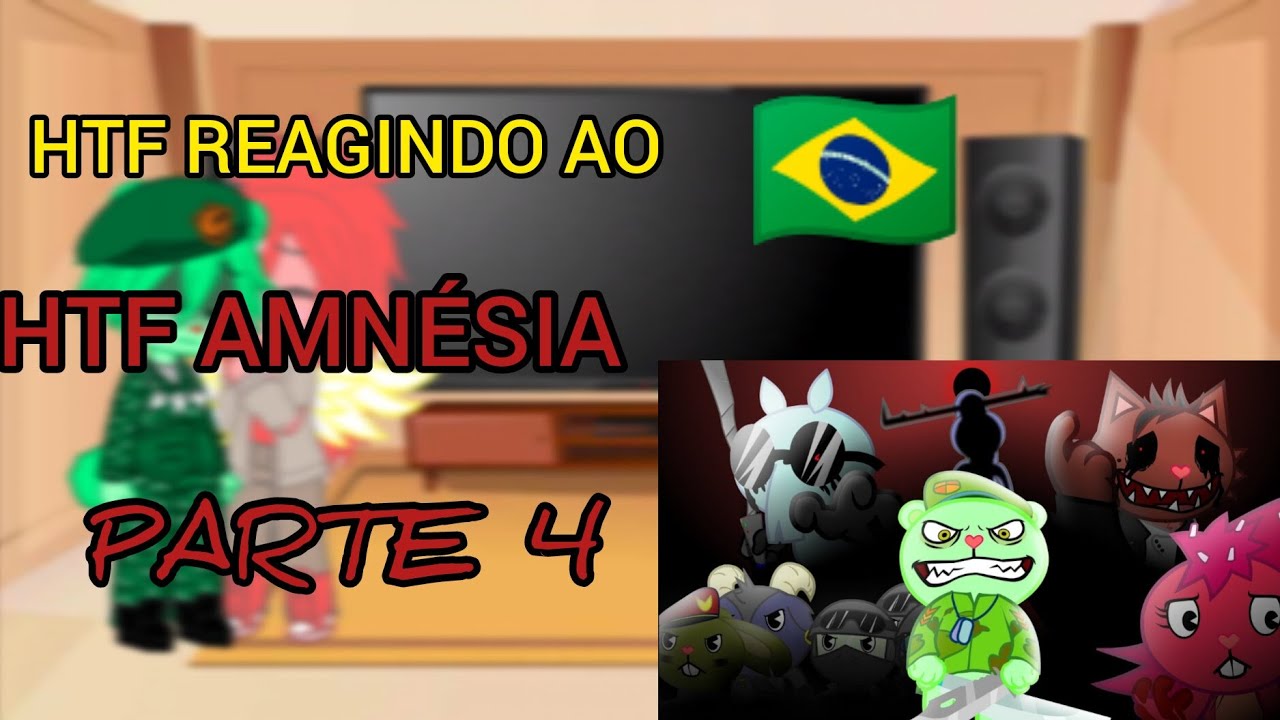 🇧🇷 HAPPY TREE FRIENDS REAGINDO AO AMNESIA PARTE 4(#gachaclub)🇧🇷