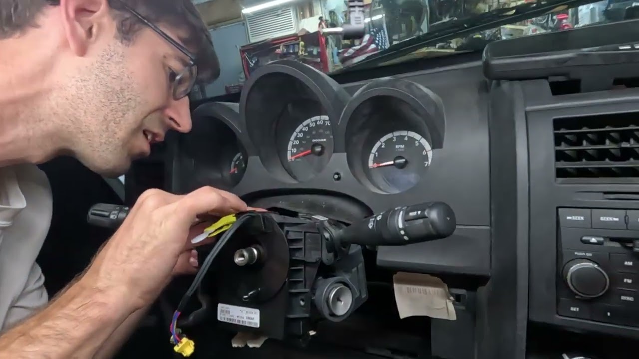 2007 Dodge Nitro B1B02 Airbag light fix Clock Spring Replacement