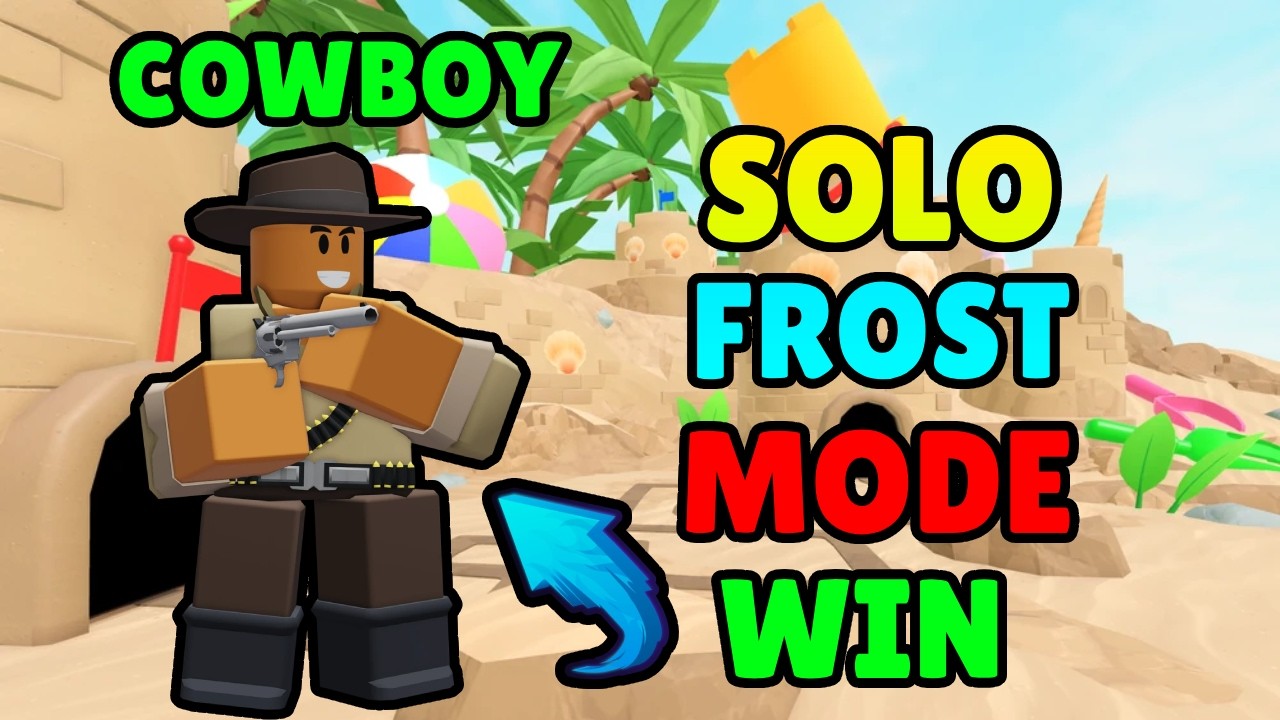 Solo Frost Mode With New Rebalanced Cowboy | Tower Defense Simulator