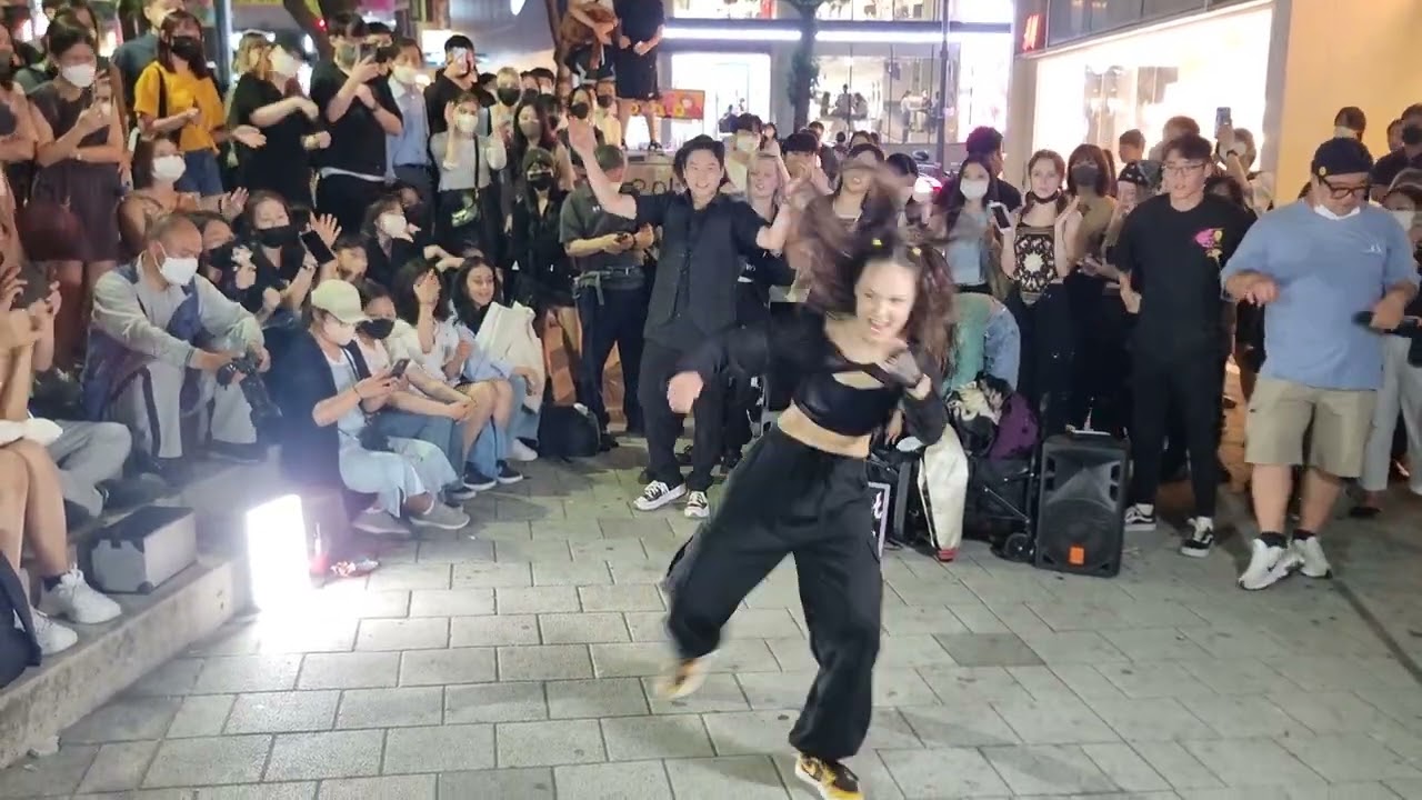 블랙미스트(Black Mist)_Alina/ 직진(JIKJIN) - 트레저(TREASURE) 홍대거리버스킹(Hongdae Street Busking)