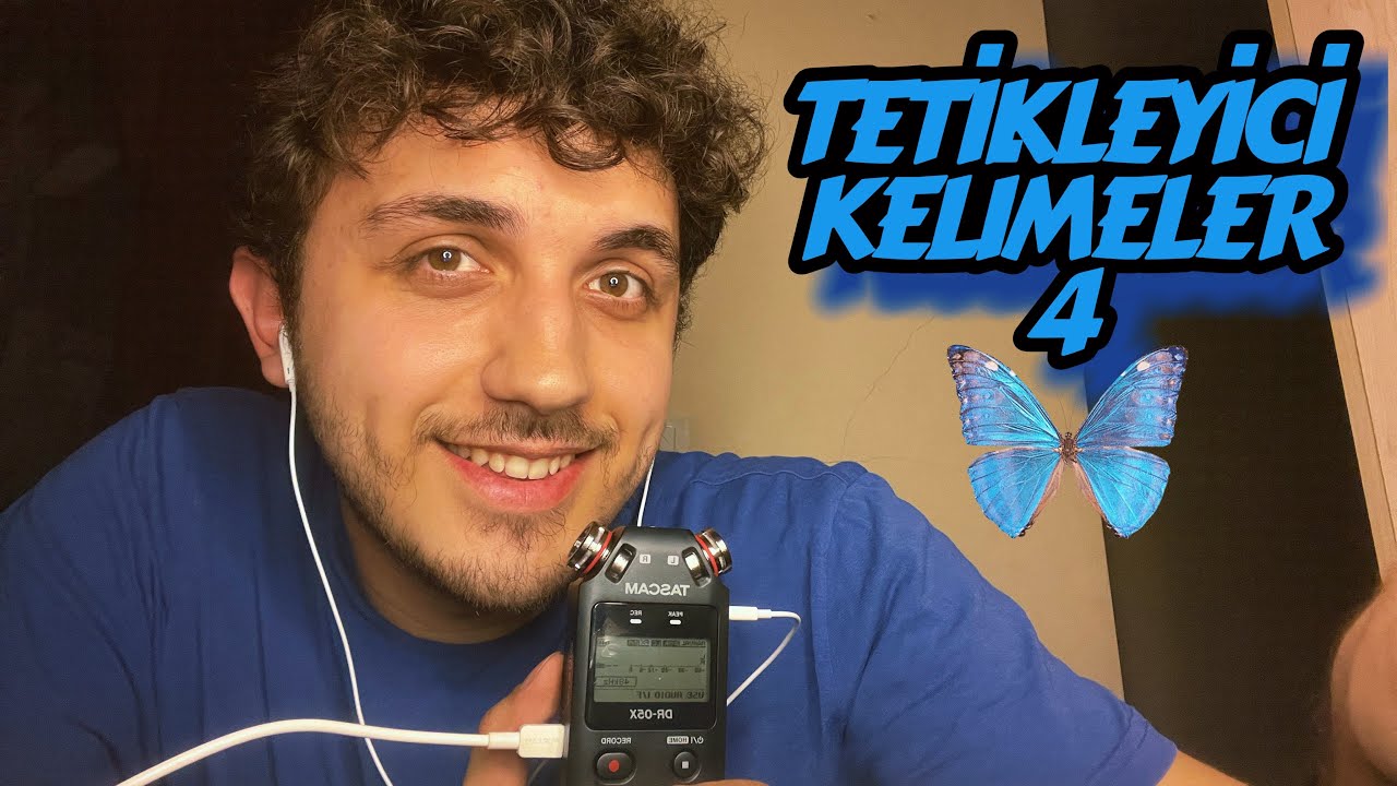 ASMR TÜRKÇE ~ KULAKTAN KULAĞA TETİKLEYİCİ KELİMELER #asmr #uyku #relaxing #sleep #fısıltı #tascam