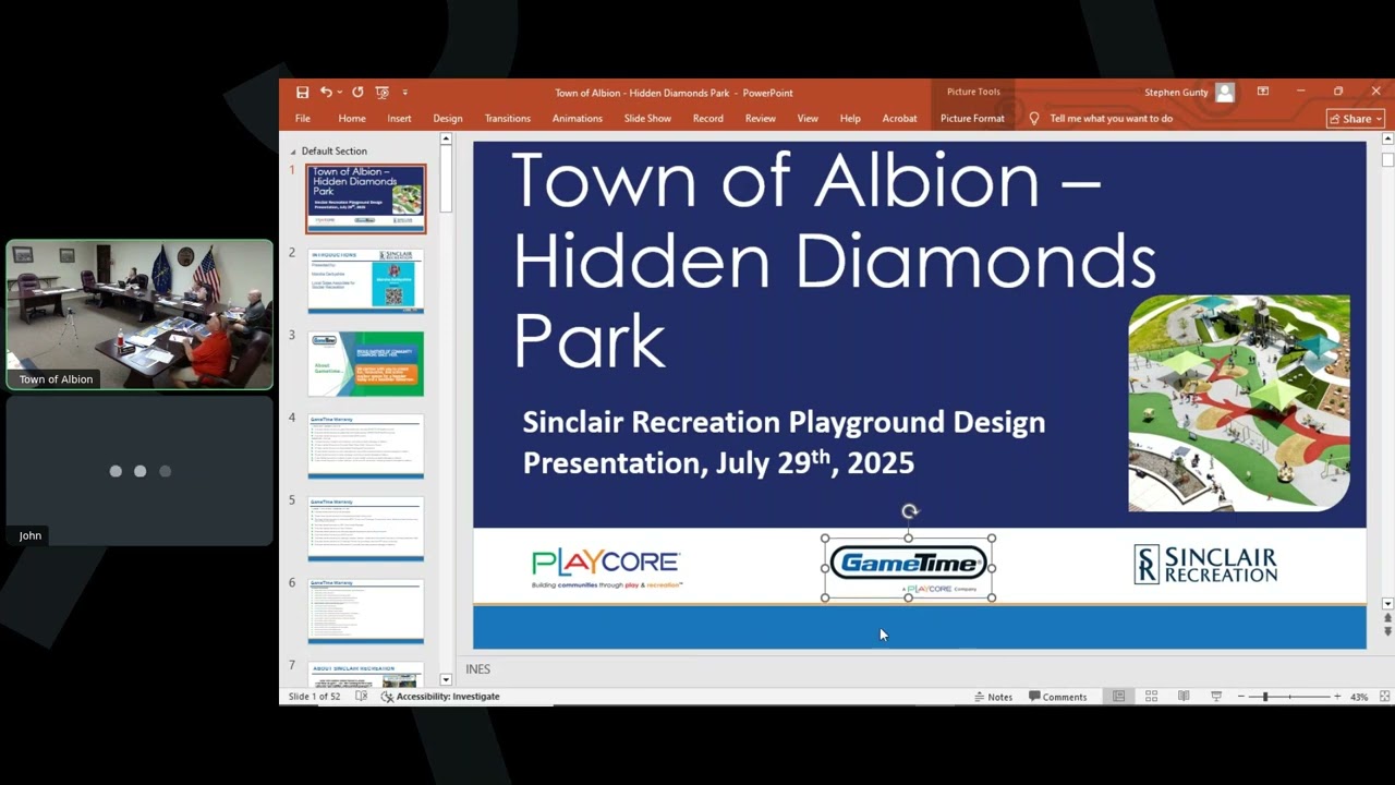 Albion Park's Dept Mtg 07292025