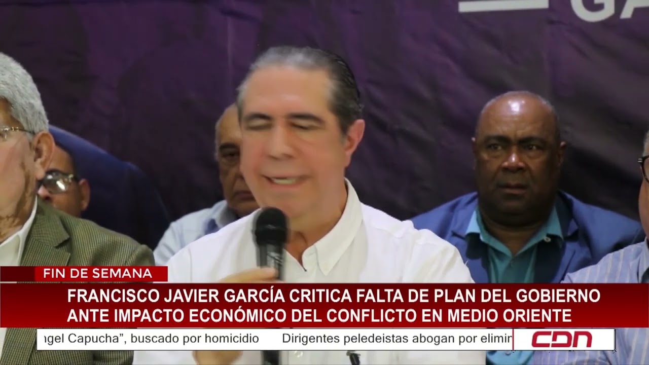 Francisco Javier García critica falta de plan del Gobierno ante impacto económico del conflicto en M