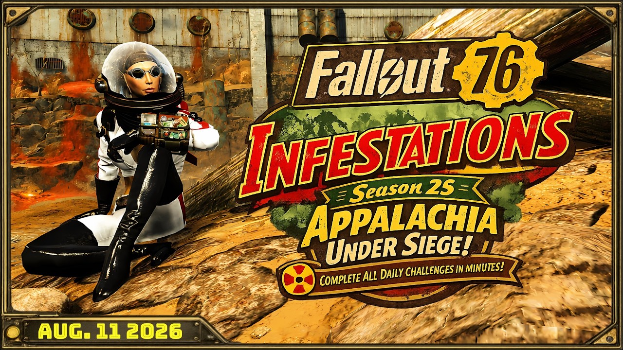 Выполняем все ежедневные испытания за минуты! Fallout 76 &mdash; вторник, 11 августа 2026 г.