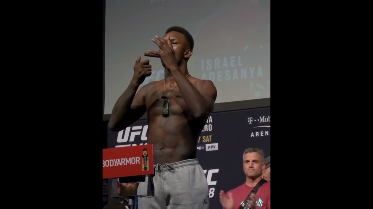 Israel Adesanya Smoking Cigar Moments #shorts