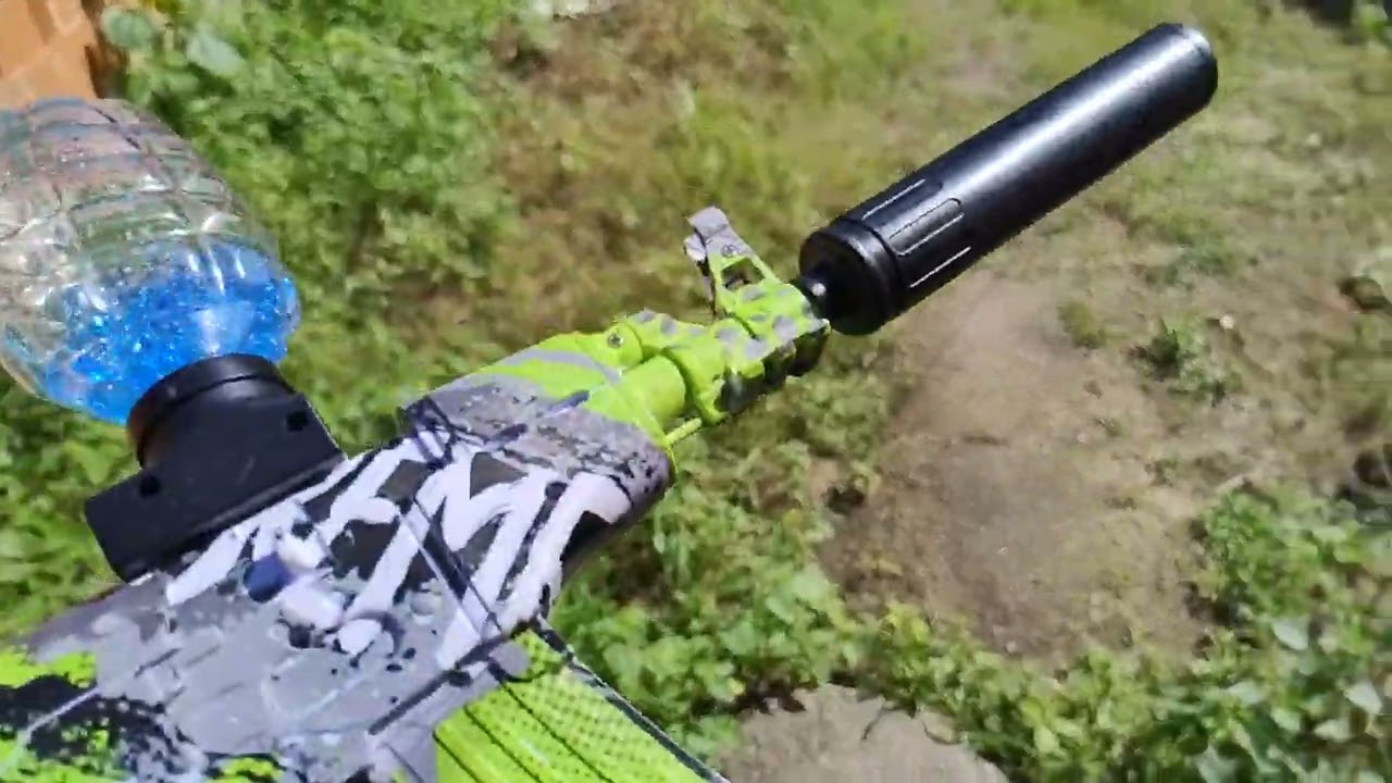 Arma de gel cuidado ao usar