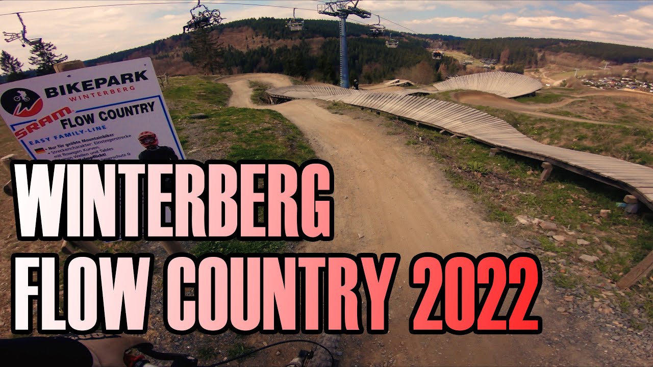 Flow Country Winterberg 2022 Komplette Abfahrt | RAW #5 | Bikepark Flowtrail | Jules Rules