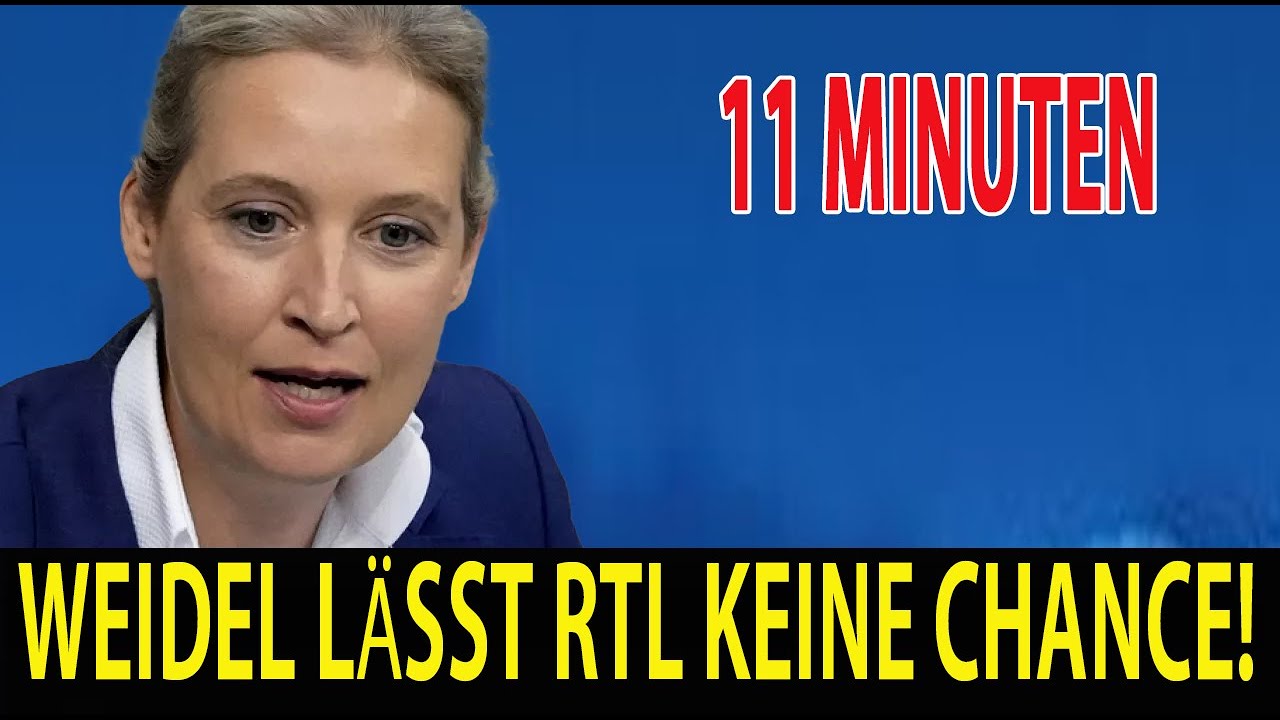 ALICE WEIDEL DOMINIERT: 'SCHL&Auml;GT' RTL-MODERATOR IN NUR 11 MINUTEN!