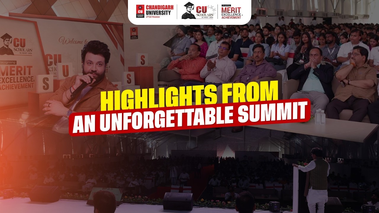 Motivational Talk From Industry Leaders At CU UP's Scholars Summit 2026