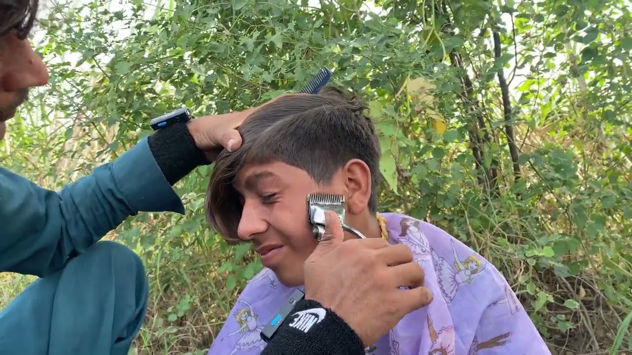 Unbelievable Change ) Barber Help Homeless Man Heart Touching Haircut Video