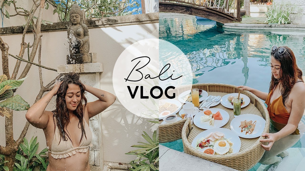 OP VAKANTIE NAAR BALI + ONTBIJTEN IN HET ZWEMBAD 🌴
