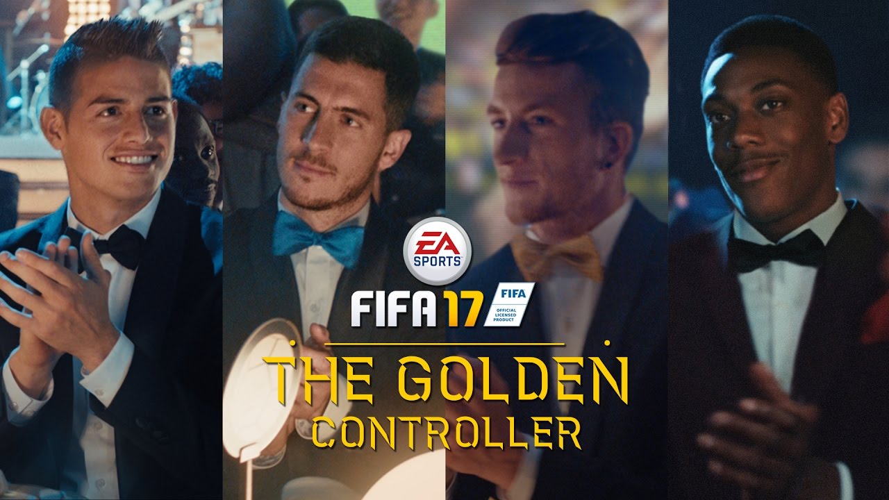 FIFA 17 - The Golden Controller - ft. Reus, Hazard, Martial, James