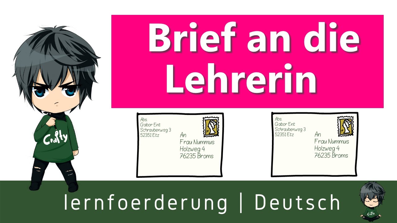 Pers&ouml;nlichen Brief 🛑 an die Lehrerin schreiben | Anleitung und Beispiel zu Corona