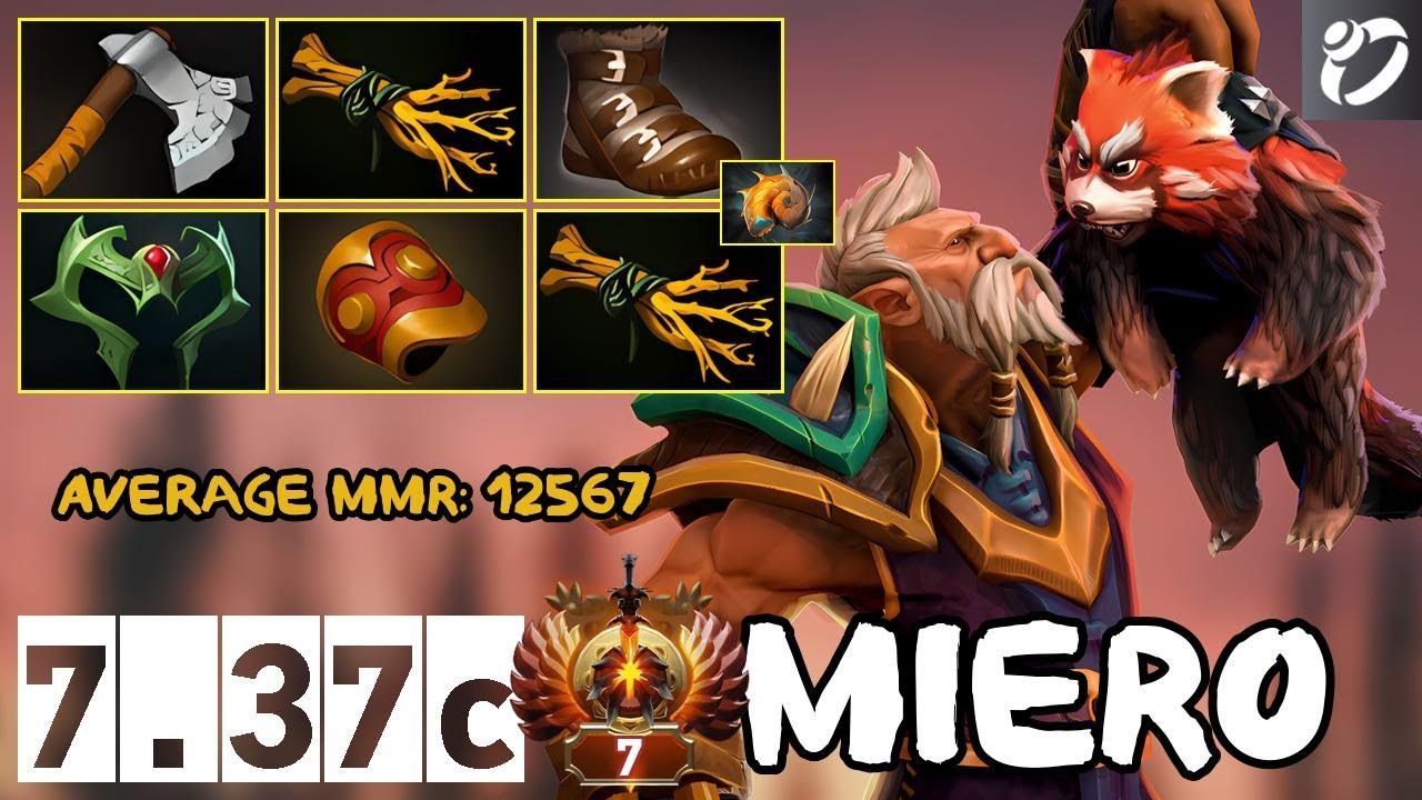 MieRo | Lone Druid [Bear Necessities] Pos 3 | 7.37c | Immortal Dota