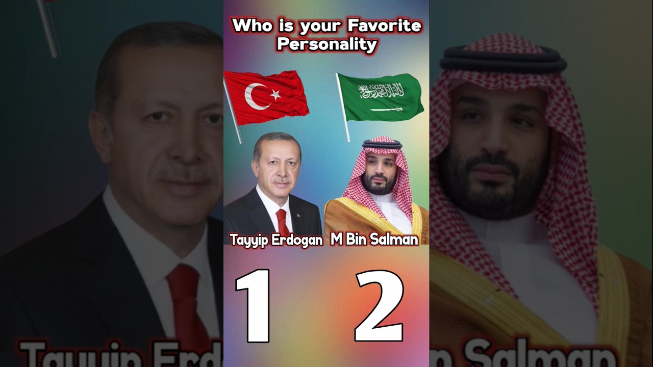 Tayyab erdogan vs Muhammad bin salman | Turkish vs Saudi Arabia