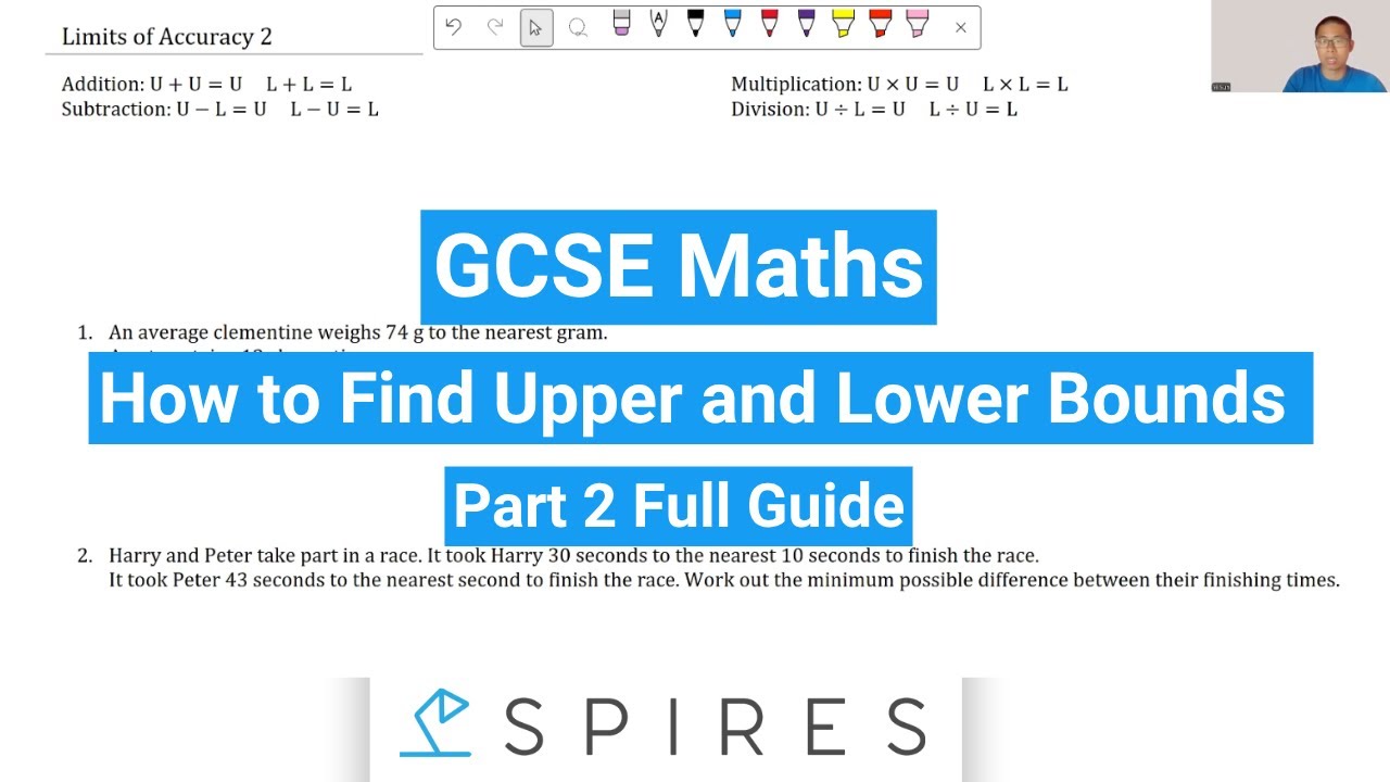 Upper and Lower Bounds GCSE Maths | Exam Paper Walkthrough (Part 2)