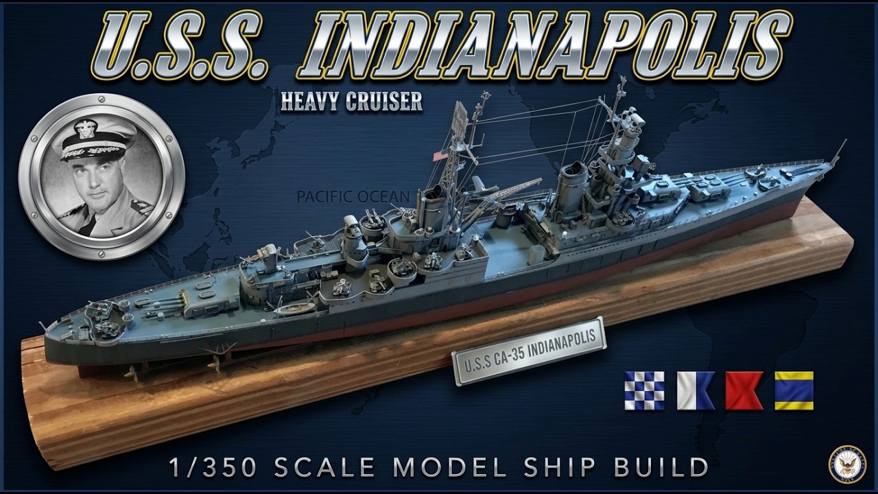 Building the Academy 1/350 Scale U.S.S. Indianapolis Heavy Cruiser with Eduard Photo Etch