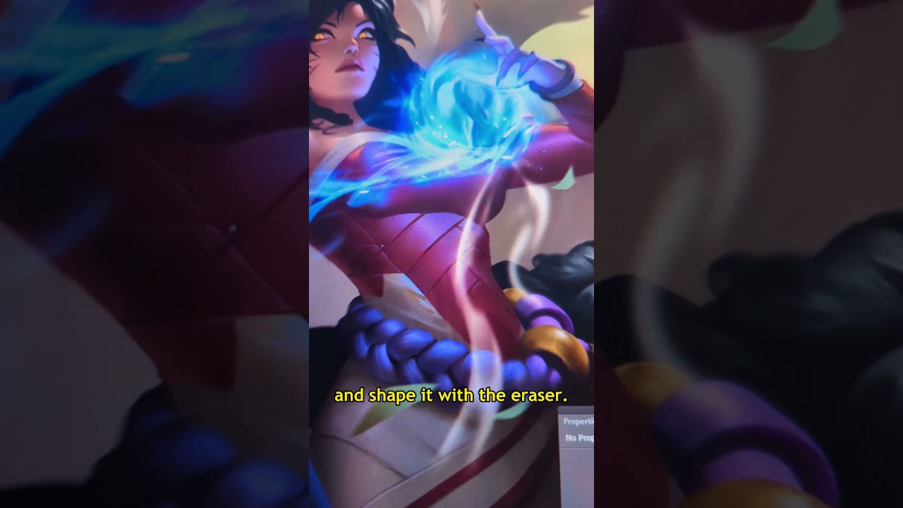 Как нарисовать визуальные эффекты для Splash Art в стиле League of Legends. Работает в PS, CSP и ...