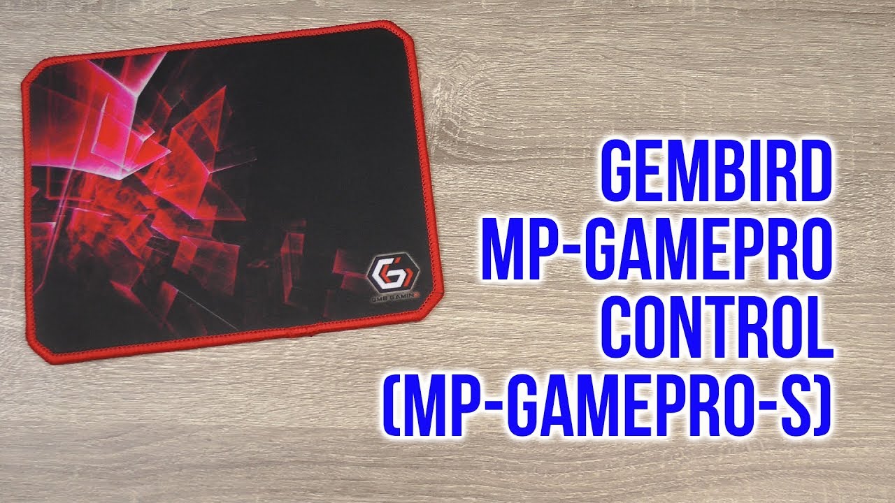 Распаковка Gembird MP-GAMEPRO Control MP-GAMEPRO-S