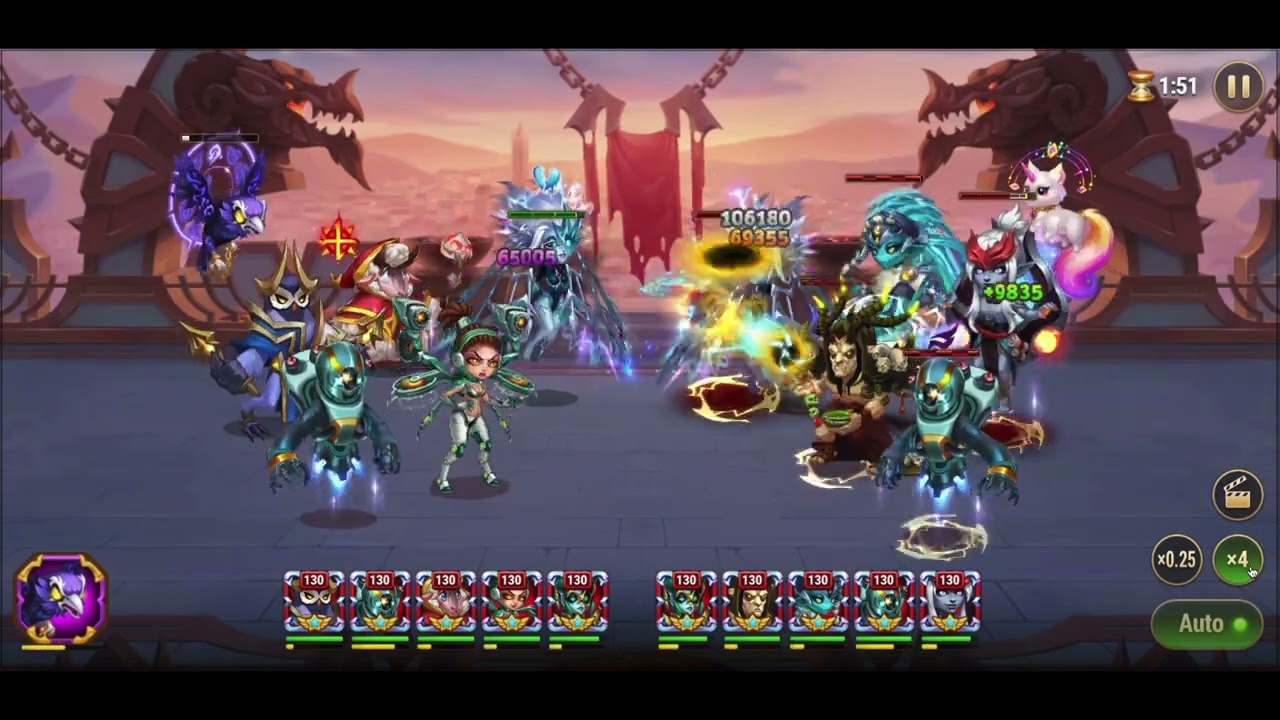 [Battle Showcase]Electra-Arachne-Fluffy-Orion-Agus in Brawl (Part 2)