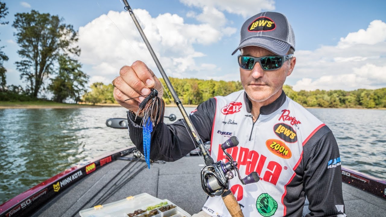Terry Bolton with his Favorite Jig Combo for Bass Fishing