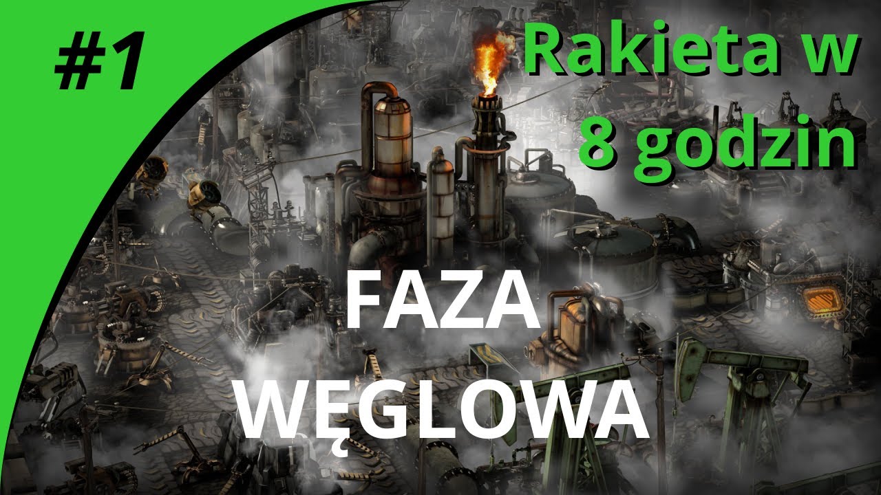 Factorio 1.1 | RAKIETA W 8 GODZIN #1 | Faza węglowa