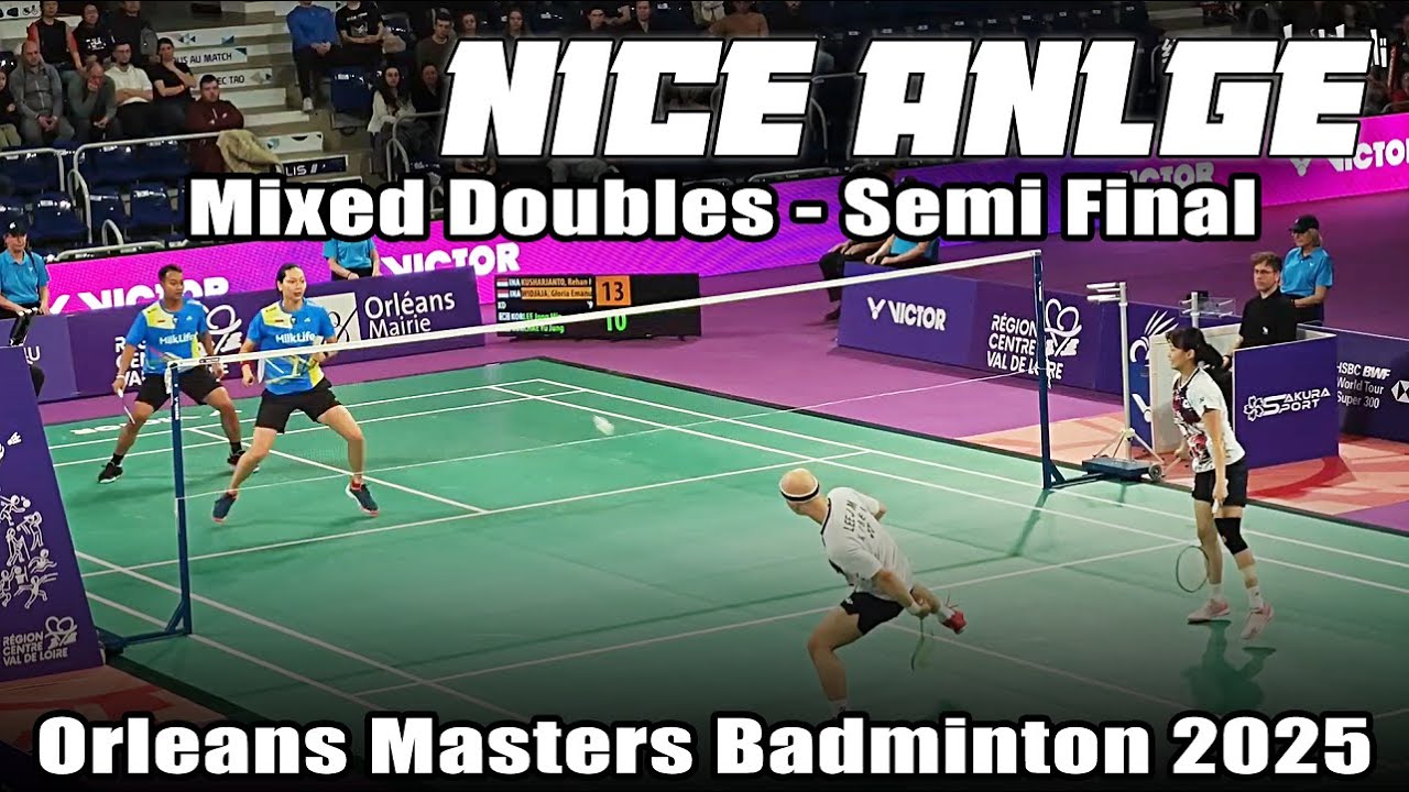 [1080p60fps] Lee Jong Min/Chae Yu Jung vs Kusharjanto/Widjaja | Orleans Masters Badminton SF 2025