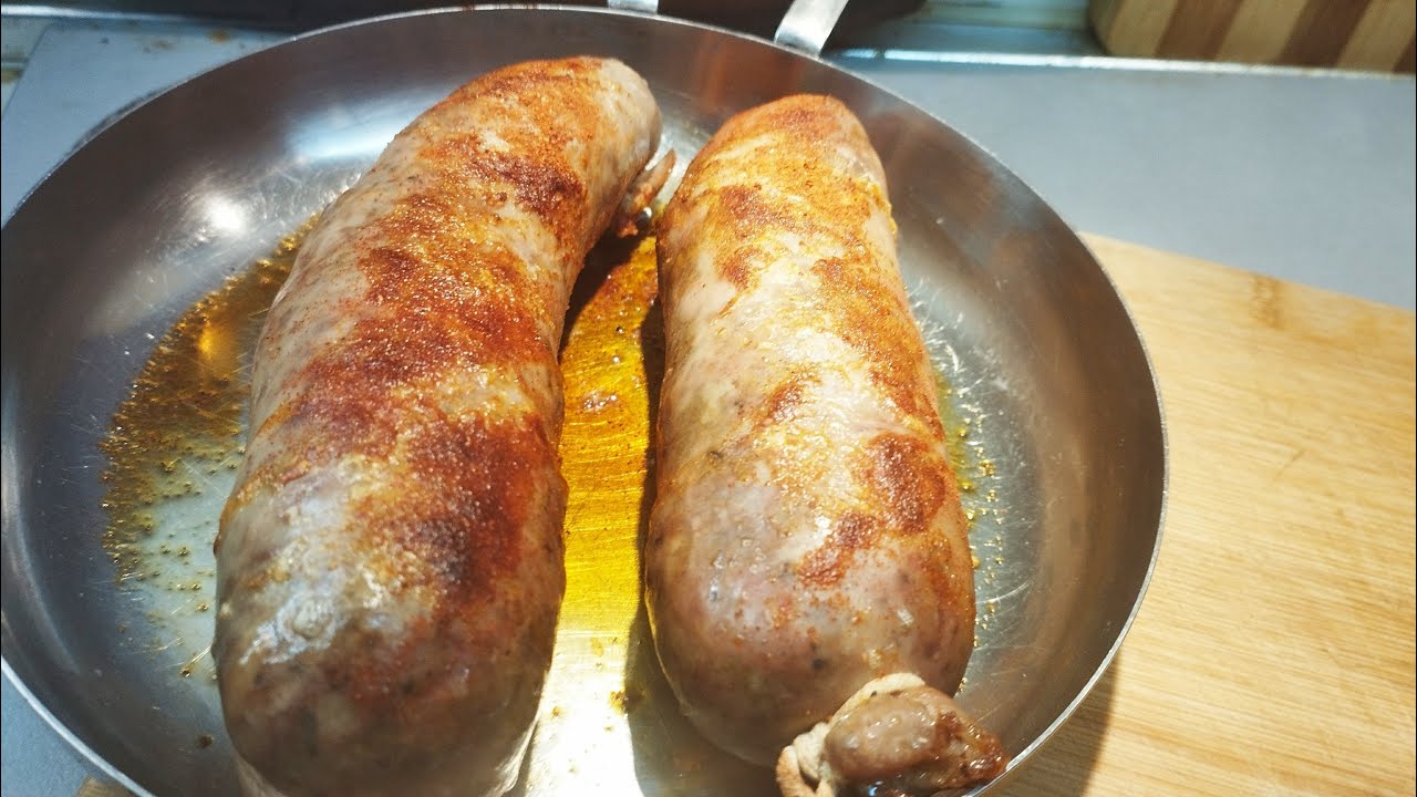 324 # Колбаса из субпродуктов, приготовленная только из мяса. Вкусно как горячем, так и холодном