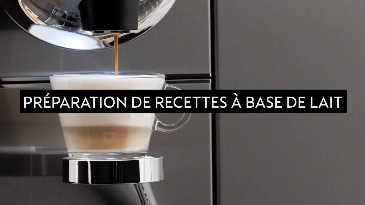 Nespresso Momento 120 - Préparation de recettes lactées