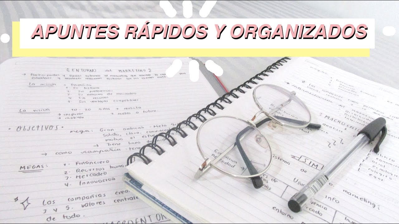 APUNTES RÁPIDOS pero LINDOS Y ORDENADOS | Tips, titulos y más! | sofiapricot
