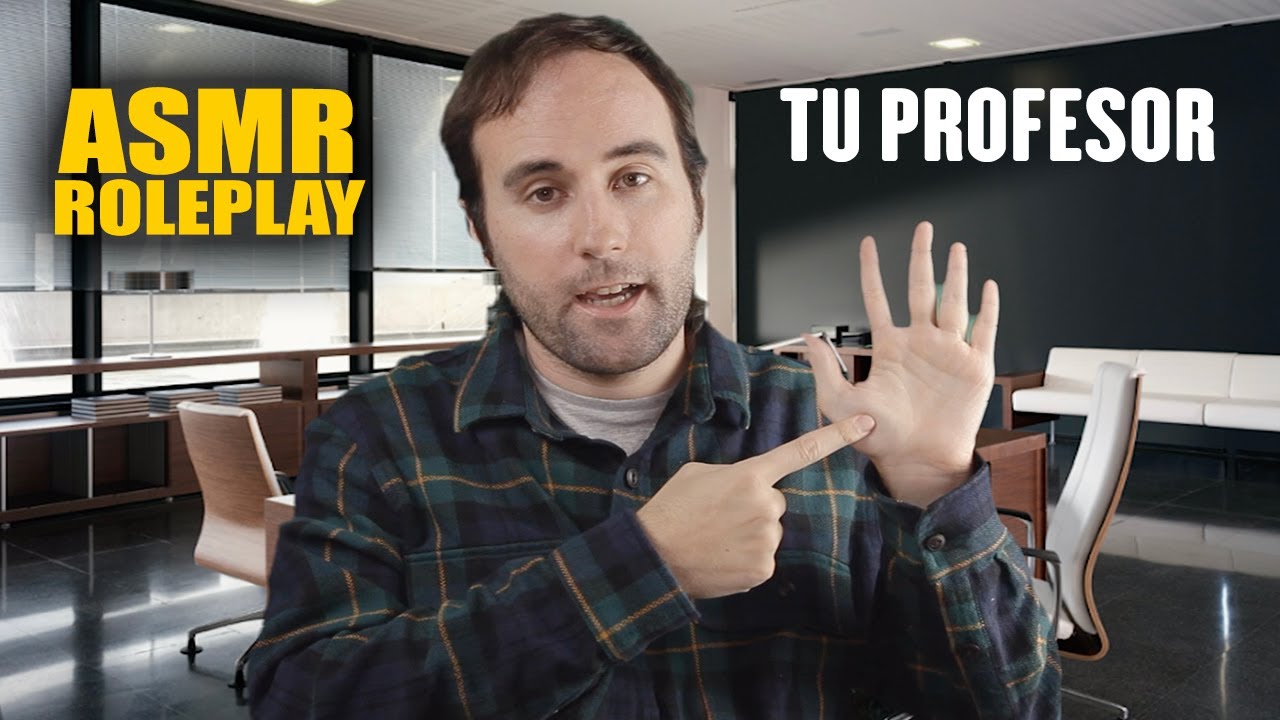 ASMR PROFESOR TE AYUDA PARA APROBAR TU EXAMEN | ROLEPLAY EN ESPAÑOL