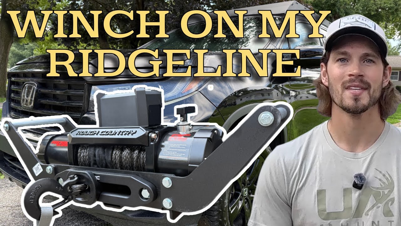 I Put a WINCH on my HONDA RIDGELINE!