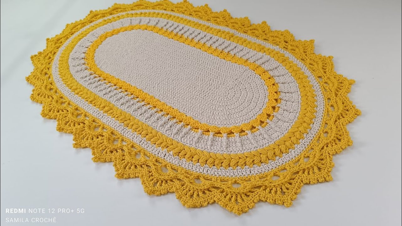 TAPETE TRANÇA EM CROCHÊ FÁCIL DE FAZER  #artesanato #tapetedecroche #crochêfacil  #samilacroche